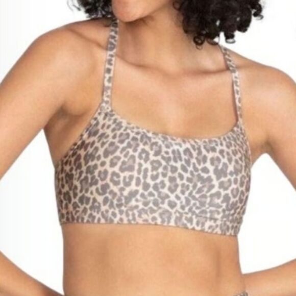 Calme by Johnny Was Animal Print Sports Bra XL - Picture 1 of 4